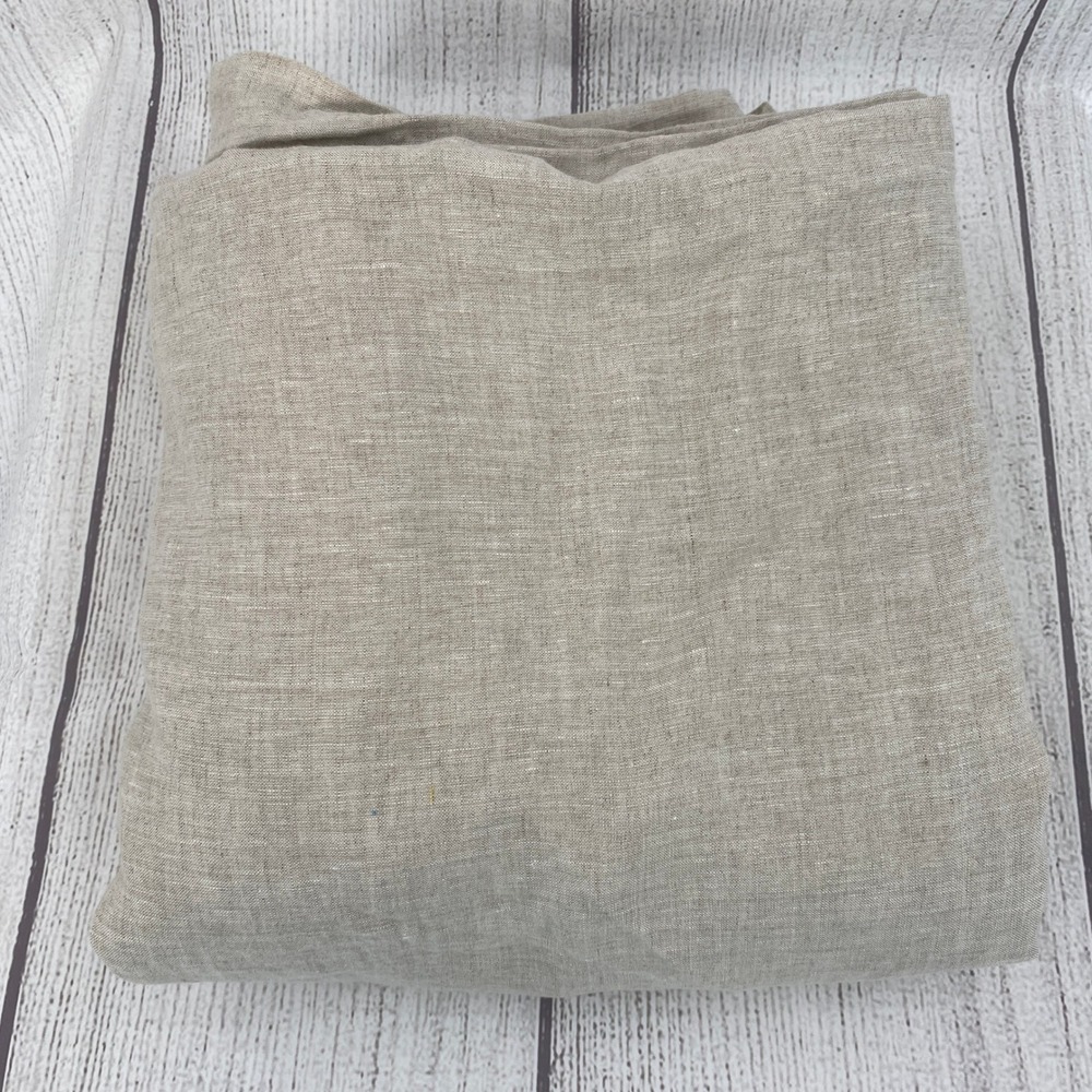 Piglet in Bed Linen Duvet Cover Twin Oatmeal Beige Wooden Button Natural Earthy